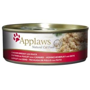 Sparpaket Applaws in Brühe 24 x 156 g - Hühnchenbrust & Ente