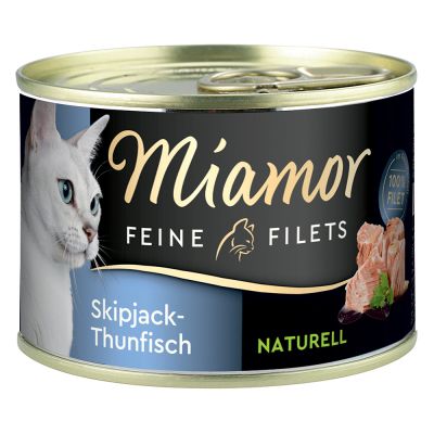 Miamor Feine Filets Naturelle 6 x 156 g - Thunfisch & Krebsfleisch