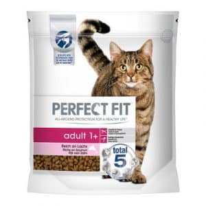 Perfect Fit Adult 1+ Reich an Lachs - Sparpaket: 5 x 1