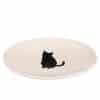 Trixie Keramikteller mit Katzenmotiv - Sparset: 2 x L 18 × B 15 cm