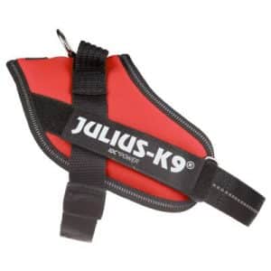 JULIUS-K9 IDC®-Powergeschirr - rot - Größe 1: Brustumfang 63 - 85 cm