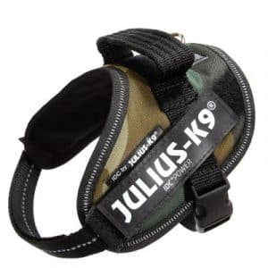 JULIUS-K9 IDC®-Powergeschirr - camouflage - Größe 0: Brustumfang 58 - 76 cm