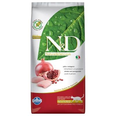 Farmina N&D getreidefrei Neutered mit Huhn & Granatapfel  - 1