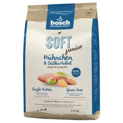 bosch Soft Junior Hühnchen & Süßkartoffel - Sparpaket: 3 x 2