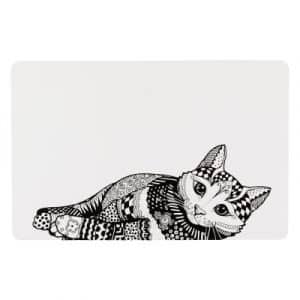 Trixie Napfunterlage Katze - L 44 × B 28 cm
