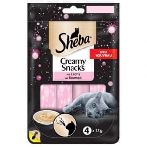 Sheba Creamy Snacks - Lachs (44 x 12 g)