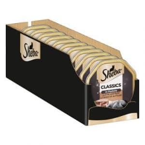 Megapack Sheba Schale 44 x 85 g - Classics in Pastete Ente und Huhn