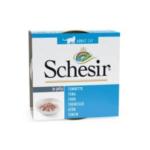 Sparpaket Schesir in Gelee 24 x 85 g - Hühnerfilet mit Schinken