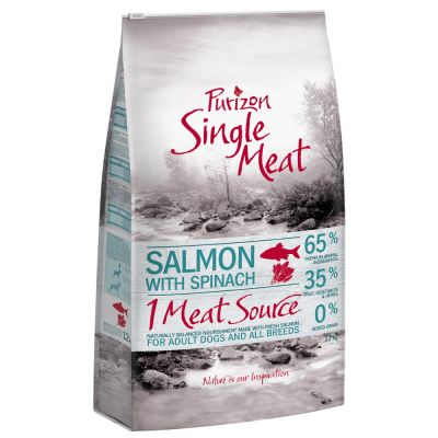 Purizon Single Meat Adult Lachs mit Spinat - getreidefrei - 1 kg