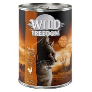 Gemischtes Probierpaket: Wild Freedom Adult - 6 x 200 g ( 2 x Huhn