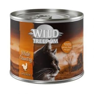 Sparpaket Wild Freedom Adult 24 x 200 g - Wide Country - Huhn pur