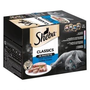 Sparpaket Sheba Varietäten Schälchen 144 x 85 g - Sauce Lover