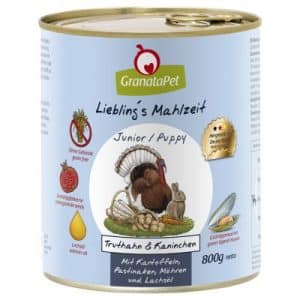 GranataPet Liebling's Mahlzeit 6 x 800 g - Rind & Fasan mit Karotten