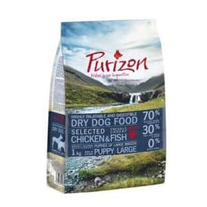 Probierset: 1 kg Purizon Puppy - getreidefrei & 6 x 400 g Rocco Junior - Puppy Large 1 kg & Rocco Junior 6 x 400 g