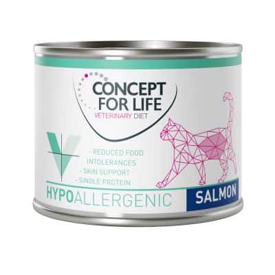 Concept for Life Veterinary Diet Hypoallergenic Lachs  - 6 x 185 g