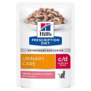 Hill’s Prescription Diet c/d Multicare Stress Urinary Care mit Lachs - 48 x 85 g
