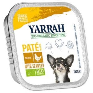 Yarrah Bio Paté 12 x 150 g - Bio Rind mit Bio Spirulina