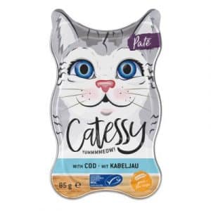 Catessy Schälchen 18 x 85 g - Paté mit MSC Kabeljau