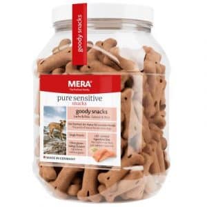 MERA pure sensitive Goody Snacks 600 g - Sparpaket: 2 x 600 g Truthahn & Kartoffel