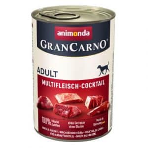 Sparpaket Animonda GranCarno Original 24 x 400 g - Rind & Lachs mit Spinat