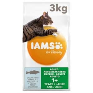 IAMS for Vitality Ausgewachsene Katzen mit Seefisch - 3 kg
