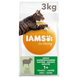 IAMS for Vitality Ausgewachsene Katzen mit Lamm - 3 kg
