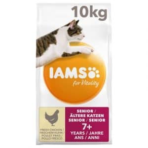 IAMS for Vitality Ältere Katzen mit Frischem Huhn - 2 x 10 kg