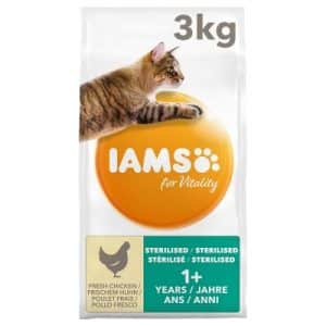 IAMS for Vitality Cat Adult Sterilised Huhn - 3 kg
