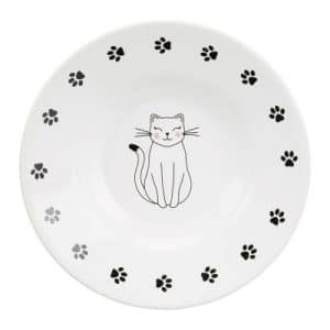 Trixie Keramikteller Katze für kurznasige Rassen - 200 ml