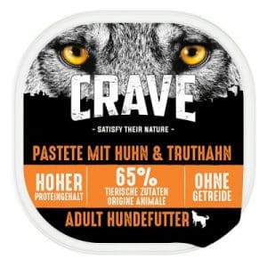 Crave Adult Pastete  - 7 x 150 g Huhn & Truthahn