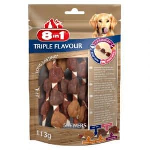 8in1 Triple Flavour Skewers - 3 x 113 g (18 Stück)