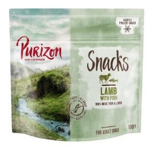 Purizon Snack Lamm mit Fisch - getreidefrei - 3 x 100 g
