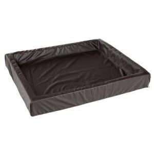 Das hygienische Hundebett Tabak - L 100 x B 80 x H 15 cm