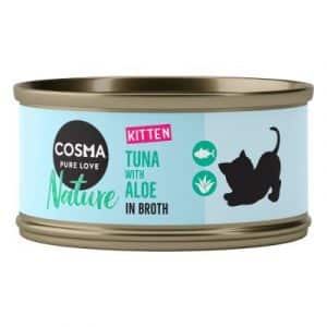 Cosma Nature Kitten 6 x 70 g - Hühnchen & Thunfisch