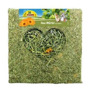 JR Farm Heu-Würfel mit Blüten  - 450 g (groß)