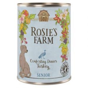 Sparpaket Rosie's Farm Senior 24 x 400 g  - Senior: Truthahn