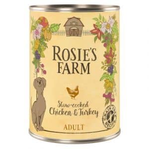 Rosie's Farm Adult 6 x 400 g  - Huhn & Truthahn