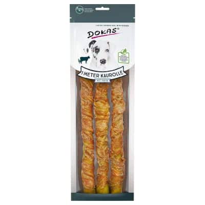 Dokas Hundesnack 1 Meter Kaurolle - 315 g Huhn
