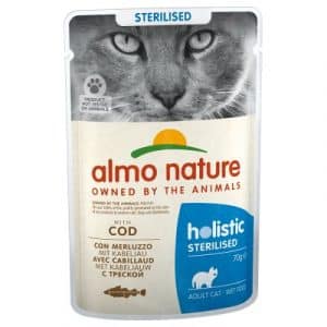 Almo Nature Holistic Sterilised  - 12 x 70 g Huhn