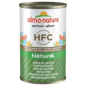 Sparpaket Almo Nature HFC Natural 24 x 140 g - Thunfisch mit Mais