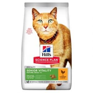 Hill's Science Plan Mature Adult Senior Vitality mit Huhn & Reis - Sparpaket: 2 x 7 kg