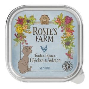 Rosie's Farm Senior 16 x 100 g  - Senior: Huhn & Lachs