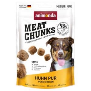 Animonda Meat Chunks Medium / Maxi - 4 x 80 g Rind Pur