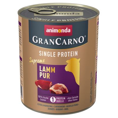 Sparpaket Animonda GranCarno Adult Single Protein Supreme 24 x 800 g - Ross Pur