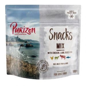 Purizon Snack Mix - getreidefrei - 3 x 100 g