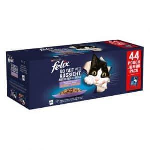 Felix "So gut wie es aussieht" Pouches 44 x 85 g - Huhn