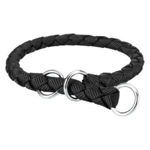 Trixie Cavo Zug-Stopp-Halsband schwarz - Größe S: 30-36 cm Halsumfang