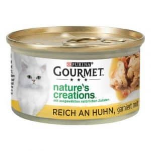 Gourmet Nature's Creations 12 x 85 g - Truthahn mit Spinat & Pastinaken