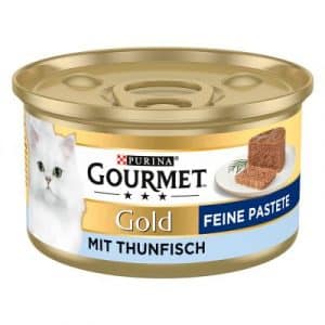Sparpaket Gourmet Gold Feine Pastete 24 x 85 g - Mix Huhn & Rind