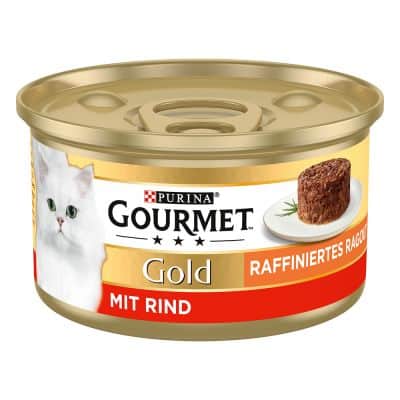Gourmet Gold Raffiniertes Ragout 12 x 85 g - Lachs
